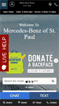 Mobile Screenshot of mercedesbenzofstpaul.com